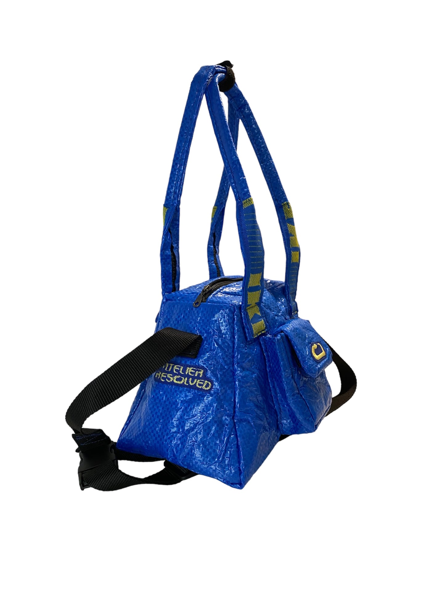 No.6 IKEA blue bag upcycled