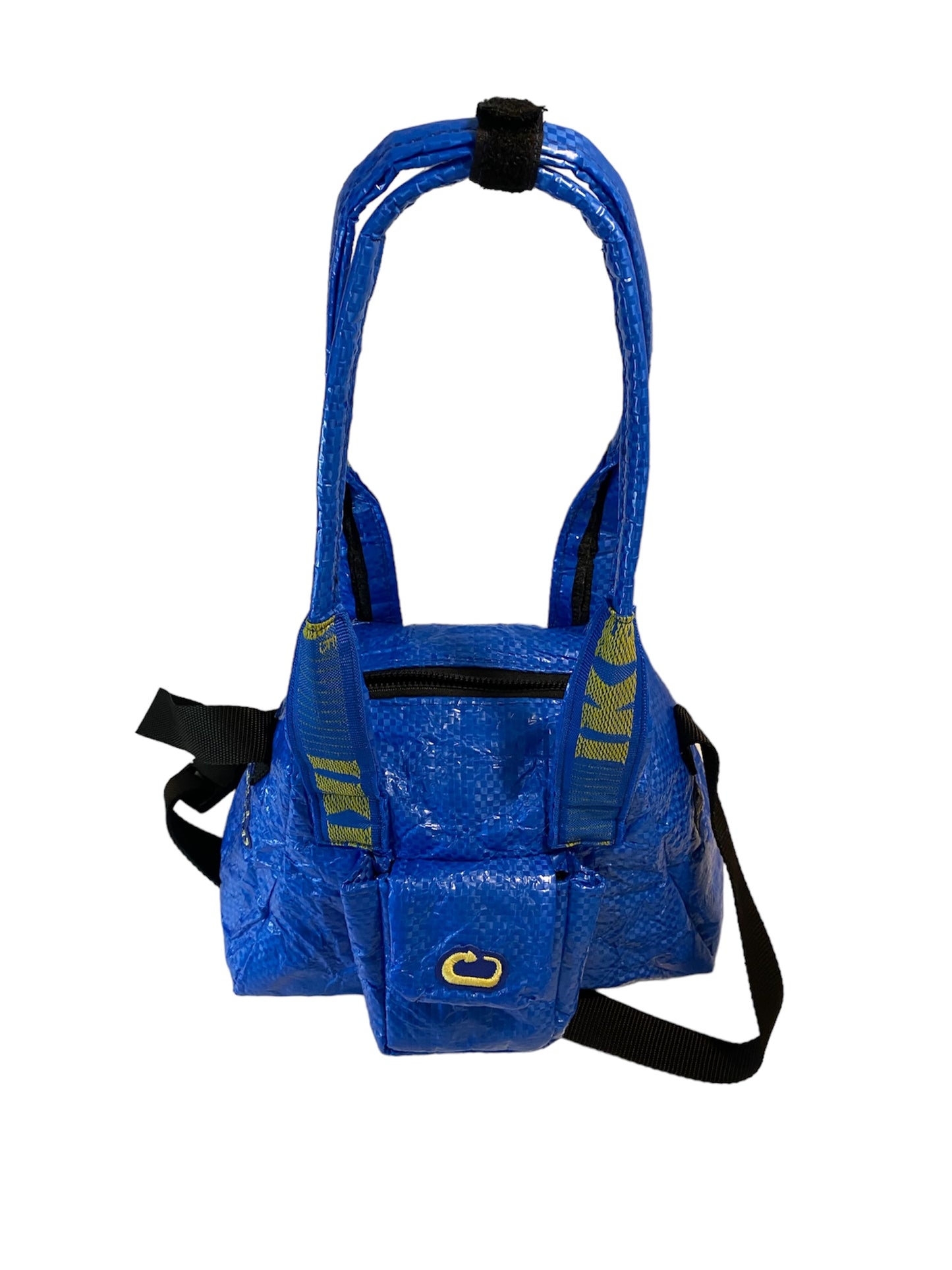 No.6 IKEA blue bag upcycled
